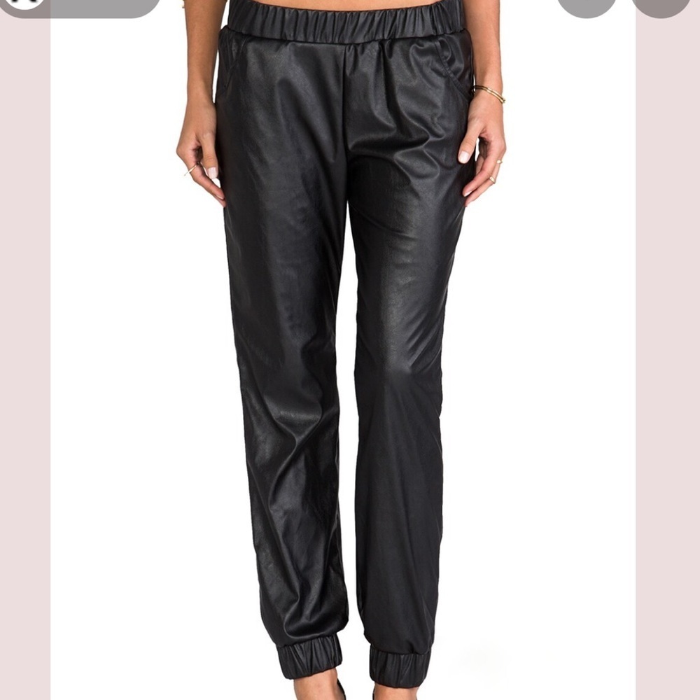 Generation Love Jo Slouchy Faux-Leather Pants Sz.S